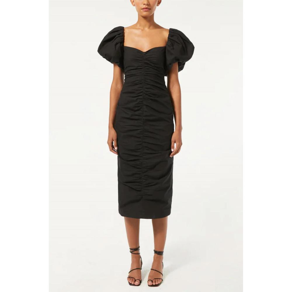 NEW RHODE tessa dress in black
